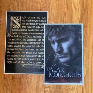 Game of Thrones Posters - Bundle of 2 - Night’s Watch Poster